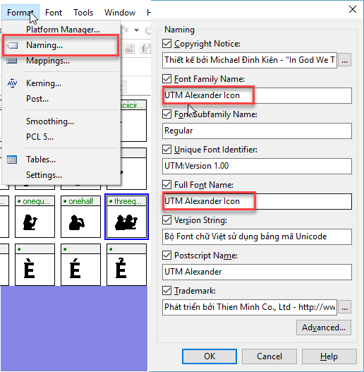 naming