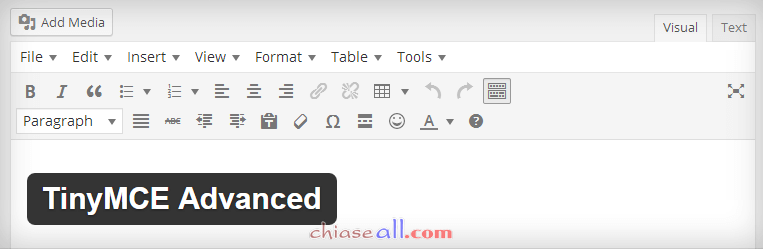 advanced tinymce plugin chiaseall