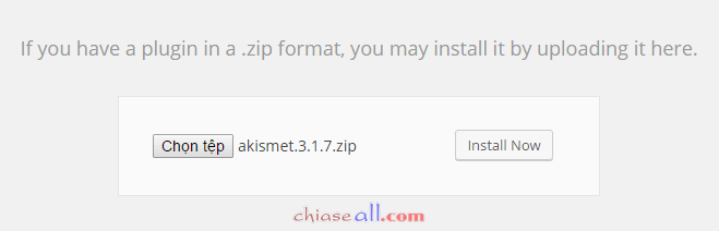 chon tep upload plugin chiaseall