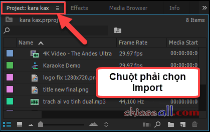 Karaoke Adobe Premire Pro CC 2015 3