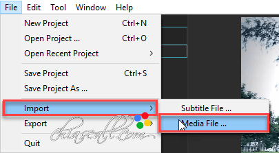 chèn video trên kara title maker 2 subtitle maker 2