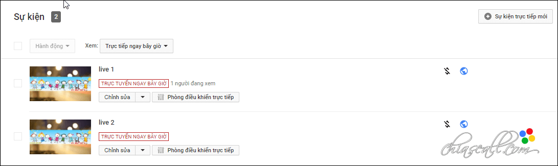 live youtube multi stream 101a