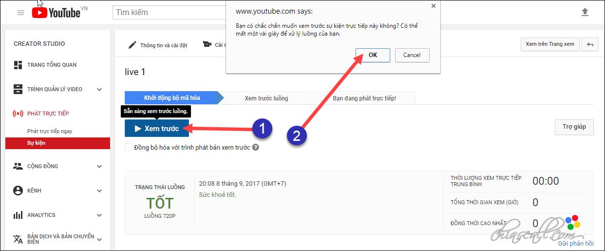 live youtube multi stream 222