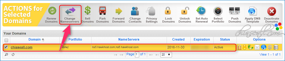 cap nhat dns namesilo 2