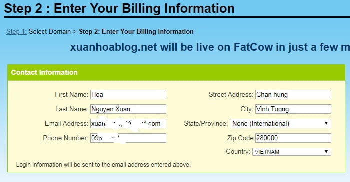 hướng dẫn đăng ký hosting fatcow 1