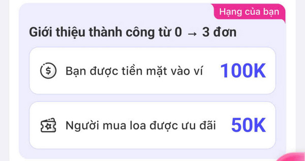 Nhận tiền mặt 100k khi giới thiệu loa MoMo